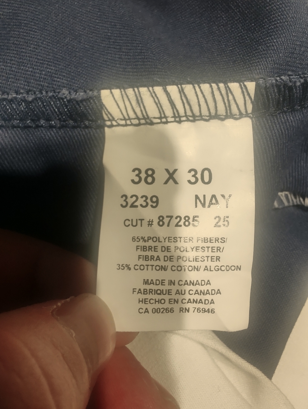 Big Bill Work Cargo Pants - Navy - Men's 38x30 - NWT - Picture 4 of 9